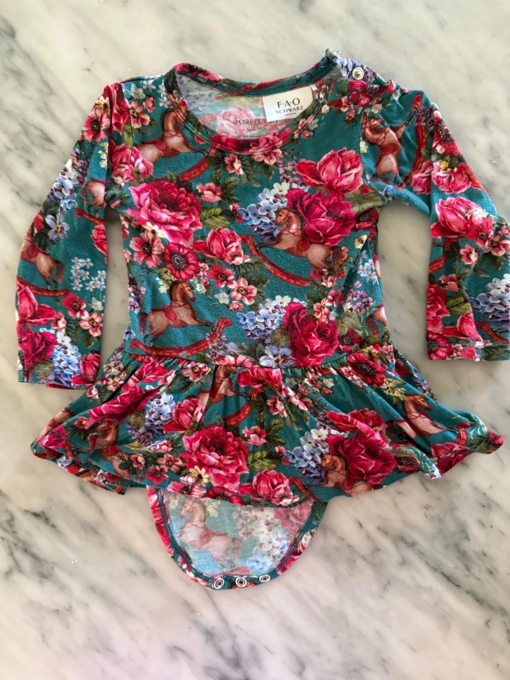 Posh Peanut x FAO Schwarz Dress/Onesie 6-12mo